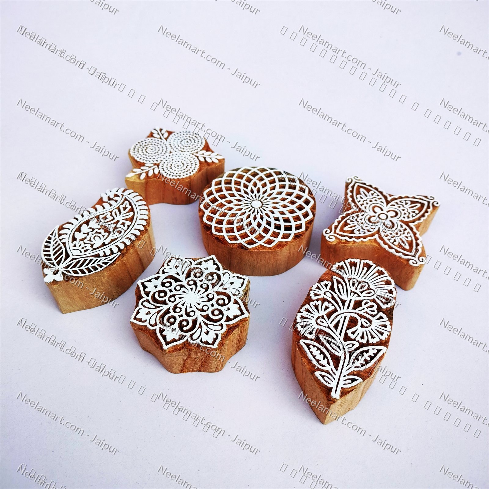 Assorted Traditional Buti Print Set